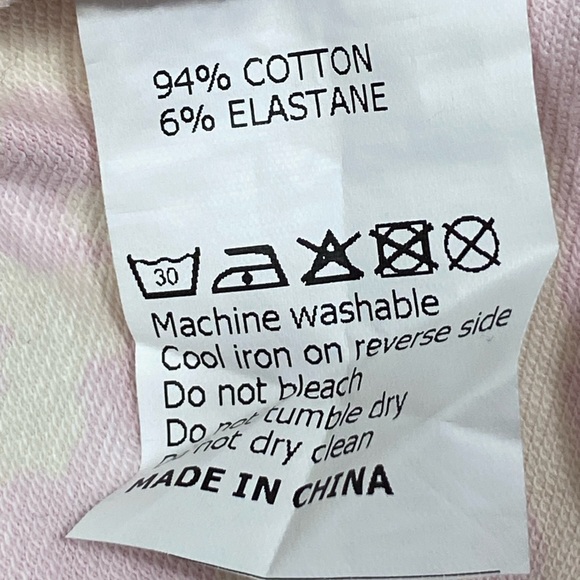 ELSIE & FRED Superfly Leopard Print Stretch High Waist Rave Bottoms Pink Yellow - Picture 5 of 6